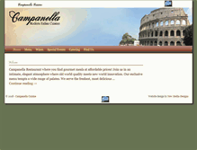 Tablet Screenshot of campanellacuisine.com